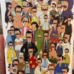 Bob Looks - A5 Bobs Burgers Inspired Print 100% Recycled - thumbnail 2