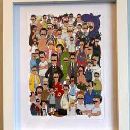 Bob Looks - A5 Bobs Burgers Inspired Print 100% Recycled - thumbnail 3