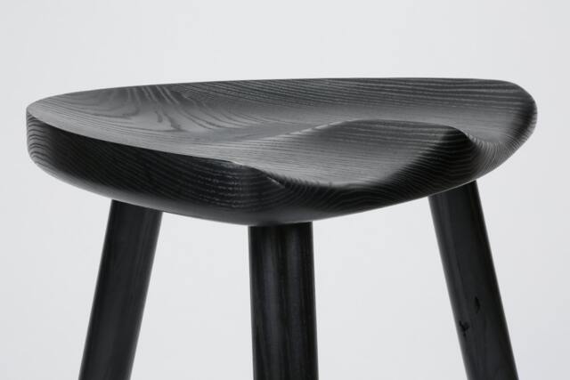 Milking Stool in Ebonized Ash - image 1