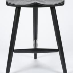 Milking Stool in Ebonized Ash - thumbnail 2