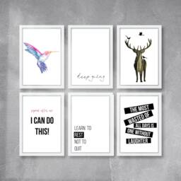 Inspirational Prints, Motivational Posters, Funny Framed Wall Art Quote A4 & A5Father's Day - thumbnail 2