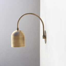 Brass Wall Sconce - Light With Dome Brass Shade - Above Sink, Ul Listed, No.505-Db No.0055 - thumbnail 2