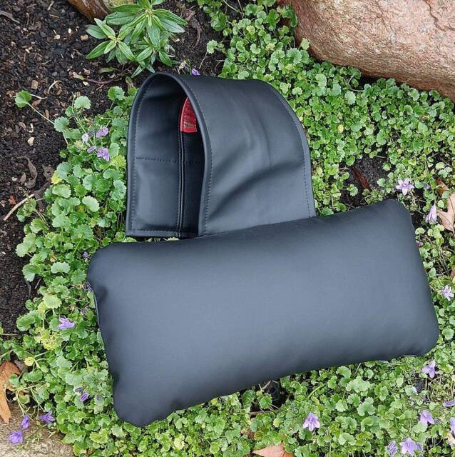 Karawunzlator Neck Pillow Artificial Leather 40 X 20 cm With Weight, Relaxation Pillows, Back Cushions - image 1