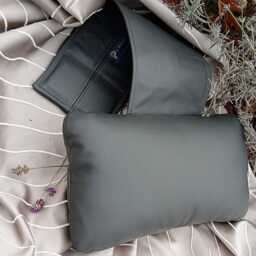 Karawunzlator Neck Pillow Artificial Leather 40 X 20 cm With Weight, Relaxation Pillows, Back Cushions - thumbnail 2