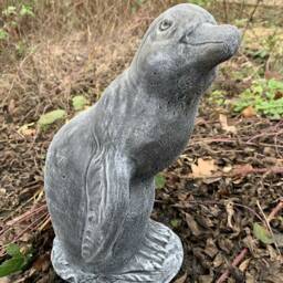 stone Garden Large Cute Penguin Wildlife Bird Gift Ornament - thumbnail 2