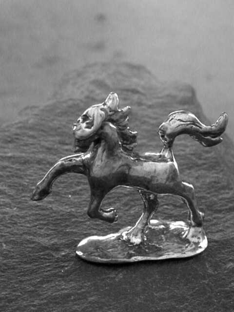 sterling Silver Horse Sculpture - image 1