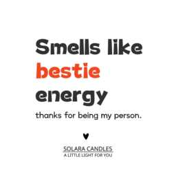 Bestie Energy Candle Gift For Best Friend, Funny Friendship Soy - thumbnail 2