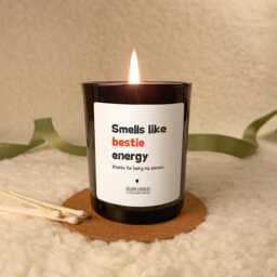 Bestie Energy Candle Gift For Best Friend, Funny Friendship Soy - thumbnail 3