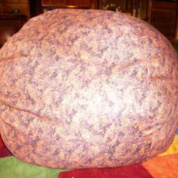 Northern Woods Bean Bag Chair Cover, Autumn Leaves, Rust, Fall, Etsy Kids - thumbnail 4