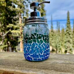 Sea Glass Soap Dispenser - thumbnail 2