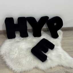Velour Cotton Letter Pillow Personalized Monogram Initial Cushion - thumbnail 1