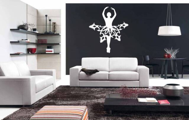 Ballerina Wall Decal Removable Dance Sticker 1576 - image 1