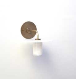 Wall Sconce Light, With Alabaster Shade, Alabaster, Ul Listed, No.0309