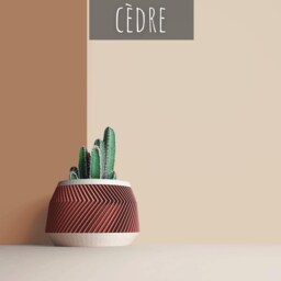 Large Wooden Indoor Plant Pots, Plant Holders Gift For Lover, Apartment Decoration Idea, Geometric Design, Minimalist & Modern Home - thumbnail 3