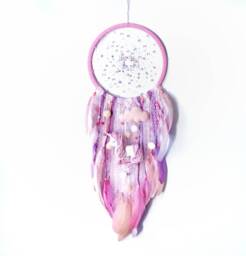 Pink Unicorn Dream Catcher Wall Hanging Decor For Girl's Room - thumbnail 1