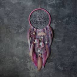 Pink Unicorn Dream Catcher Wall Hanging Decor For Girl's Room - thumbnail 3