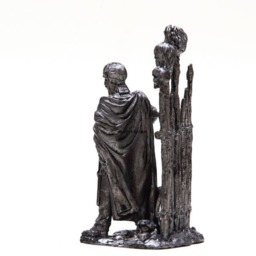 Tin 54mm Anglo-Saxon Warrior With Heads 5C. A.d - thumbnail 4