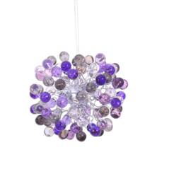 Purple Gray Resin Bubble Ceiling Light Fixture Children's Room Decor - thumbnail 2