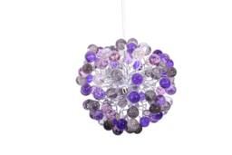 Purple Gray Resin Bubble Ceiling Light Fixture Children's Room Decor