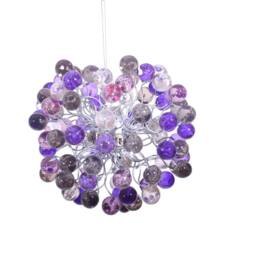 Purple Gray Resin Bubble Ceiling Light Fixture Children's Room Decor - thumbnail 3