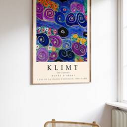 Gustav Klimt Poster, The Garden, Print, Wall Art Decor, Pattern Art, Nouveau, Vintage Gift Idea, A1/A2/A3/A4 - thumbnail 2