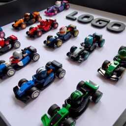 71049 Set Display Case - Wooden Shadow Box For 12 Racing Figures Grand Prix Motorsport Frame Wall Mount Brick Driver Shelf Toy Storage - thumbnail 4