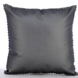 "Designer Gray Couch Cushion 16""x16" - thumbnail 2