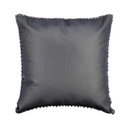 "Designer Gray Couch Cushion 16""x16" - thumbnail 1