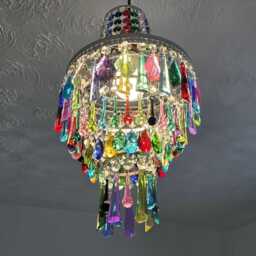 "Unique Maximalist 4-Tier Chandelier Pendant Light 9"" X 15" - thumbnail 4