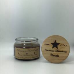 Banana Nut Bread Highly Scented Candle/Apothecary Jar 10 Oz/Paraffin Wax/Farmhouse Candle/Hand Poured Candle/Country-Primitive Candle - thumbnail 2