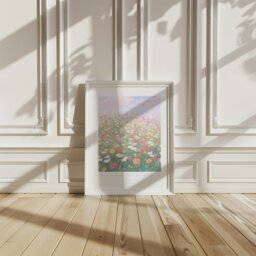 Art Print - Floral Wild Flower Meadow Print Unframed 5 Sizes To Choose From - thumbnail 2