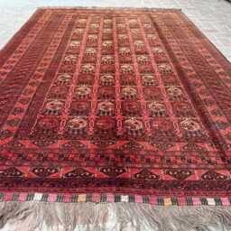 6x9 Afghan Turkmen Antique Rug - Vegetable Dyed Wool Carpet Tribal Oriental Masterpiece For Classic Home Spaces Boho Gift - thumbnail 3