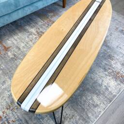 The Birch Blade Modern Surfboard Coffee Table - thumbnail 3