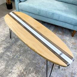 The Birch Blade Modern Surfboard Coffee Table - thumbnail 2