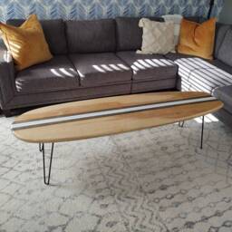 The Birch Blade Modern Surfboard Coffee Table - thumbnail 4