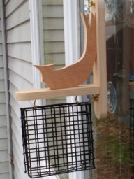 Window Bird Feeder, Bird, Cardinal, Suet Feeder, Window Feeder, Bird Feeder, Bird, Birds, Bird Watcher, Suet, Bird Food Holder, Bird Seed Holder, Sf1 - thumbnail 3
