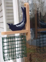 Window Bird Feeder, Bird, Cardinal, Suet Feeder, Window Feeder, Bird Feeder, Bird, Birds, Bird Watcher, Suet, Bird Food Holder, Bird Seed Holder, Sf1 - thumbnail 4