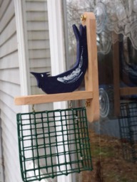Window Bird Feeder, Bird, Cardinal, Suet Feeder, Window Feeder, Bird Feeder, Bird, Birds, Bird Watcher, Suet, Bird Food Holder, Bird Seed Holder, Sf1 - thumbnail 2
