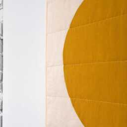 Primary Colors, Three Circles Quilted Wall Hanging - thumbnail 4