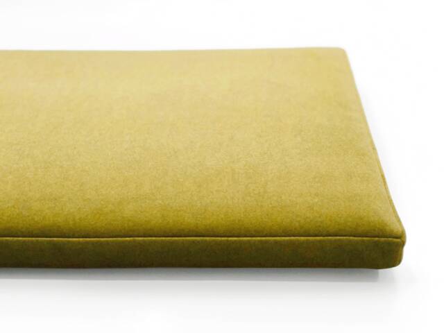 Custom Bench Cushion/ Window Seat Cover/ Banquette Micro Velour/ Cushion 2 - image 1