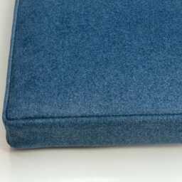 Custom Bench Cushion/ Window Seat Cover/ Banquette Micro Velour/ Cushion 2 - thumbnail 4