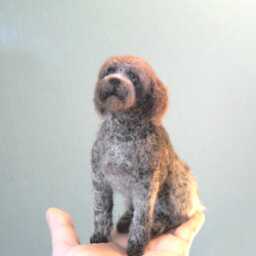 Custom Wirehaired Pointing Griffon, Needle Felted Dog Deutsch Drahthaar, German Shorthaired Pointer Or Any Other Breed - thumbnail 2