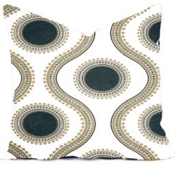 Outdoor Pillows Or Indoor Custom Cover Size Include 16x16, 18x18 - Cavern Grey Charcoaltan Sand Taupe Khaki Modern Geometric Native Tribal - thumbnail 3