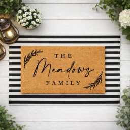 Timeless Family Name Doormat - thumbnail 2