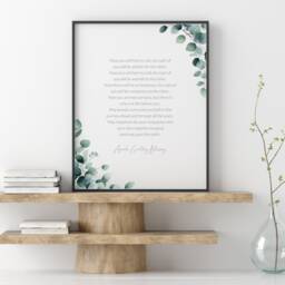 Apache Wedding Blessing Print - Native American Marriage Poem Romantic Wall Art First Anniversary Gift Unframed - thumbnail 3