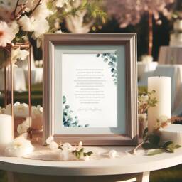 Apache Wedding Blessing Print - Native American Marriage Poem Romantic Wall Art First Anniversary Gift Unframed - thumbnail 4