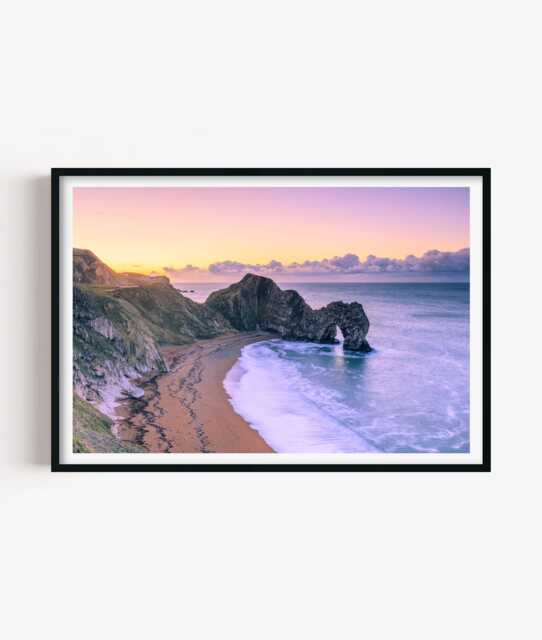 Durdle Door Print, Dorset Coast Photography Wall Art, UK Seaside Decor - image 1