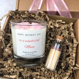 Personalised Mothers Day Candle Gift For Mum Thank You Keepsake With Message UK - thumbnail 3