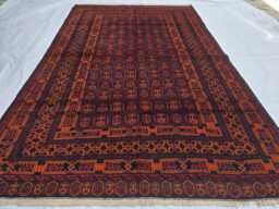 Vintage Baluchi Rug Handwoven Afghan Tribal Wool Carpet - thumbnail 1