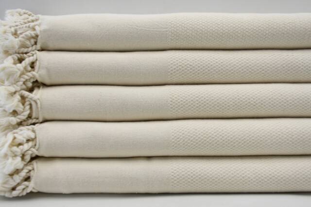 "Natural Towel, 33""x65" - image 1